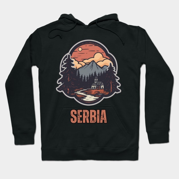 Serbia Hoodie by Mary_Momerwids